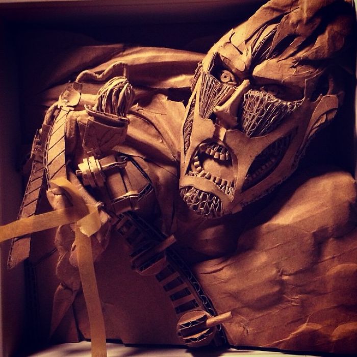 Stunning Cardboard Sculptures By Monomi Ohno 29