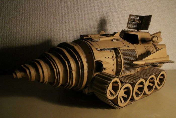 Stunning Cardboard Sculptures By Monomi Ohno 36