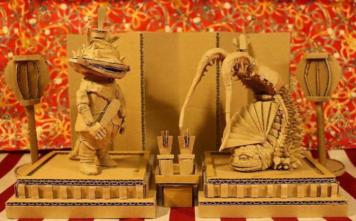 Stunning Cardboard Sculptures By Monomi Ohno 49
