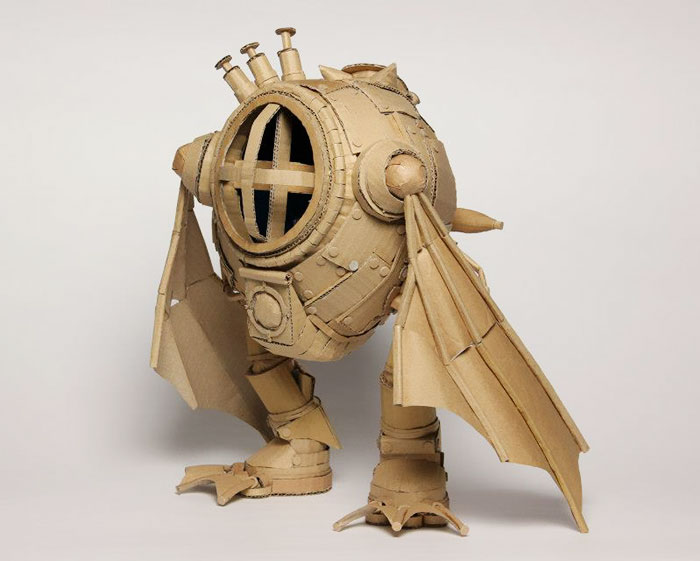 Stunning Cardboard Sculptures By Monomi Ohno 7