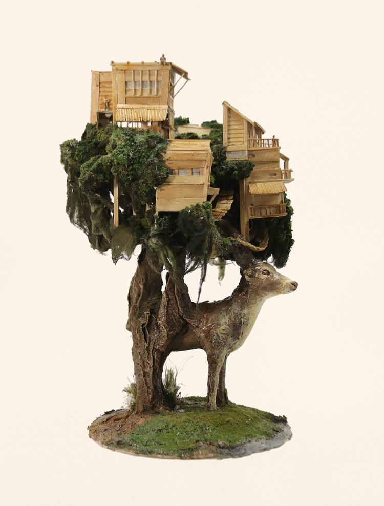 Vernacular Dreamlike And Symbiotic Animal Sculpture Series By Song Kang 20