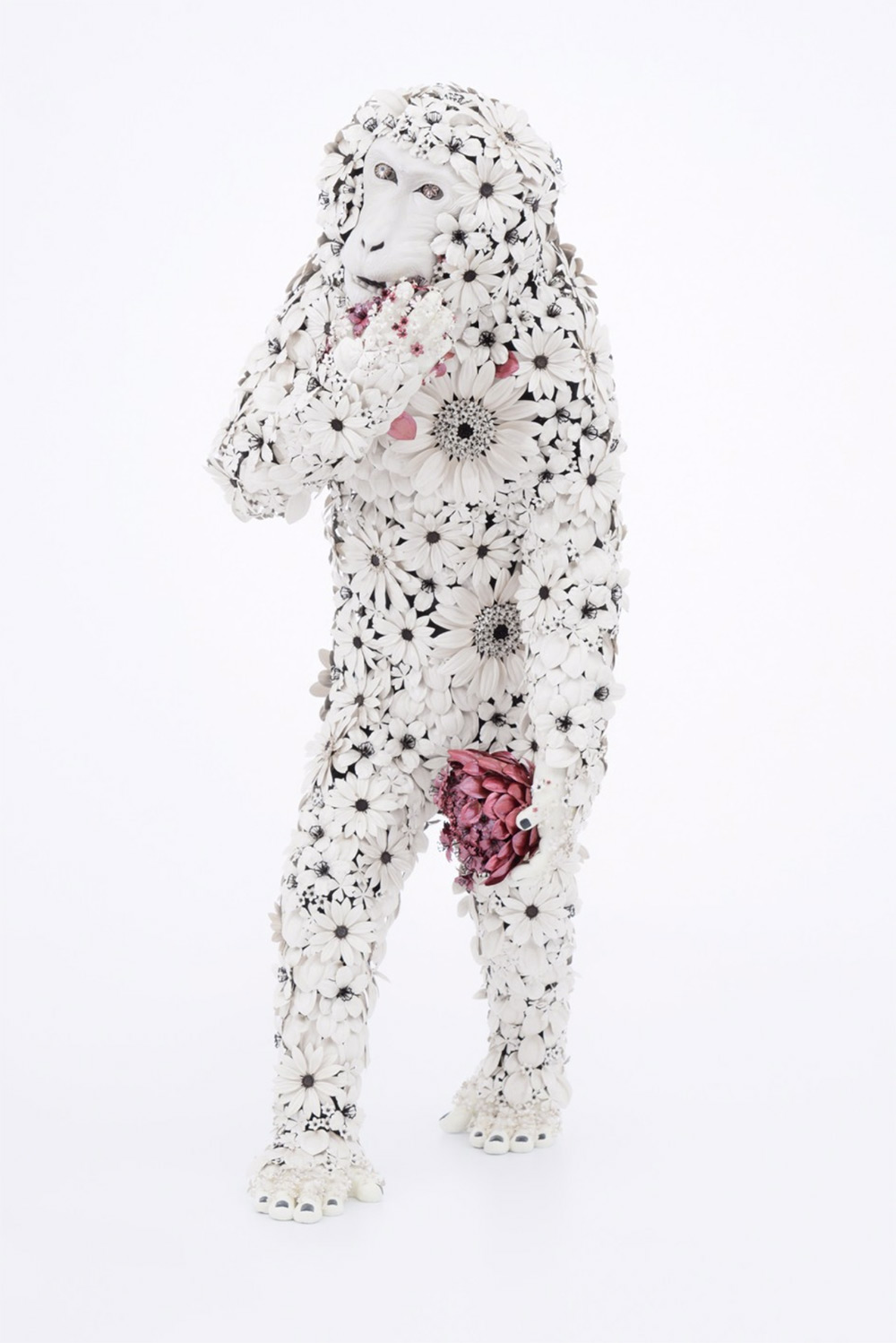 Animal Sculptures Made Of Metallic Blooms By Taiichiro Yoshida 6