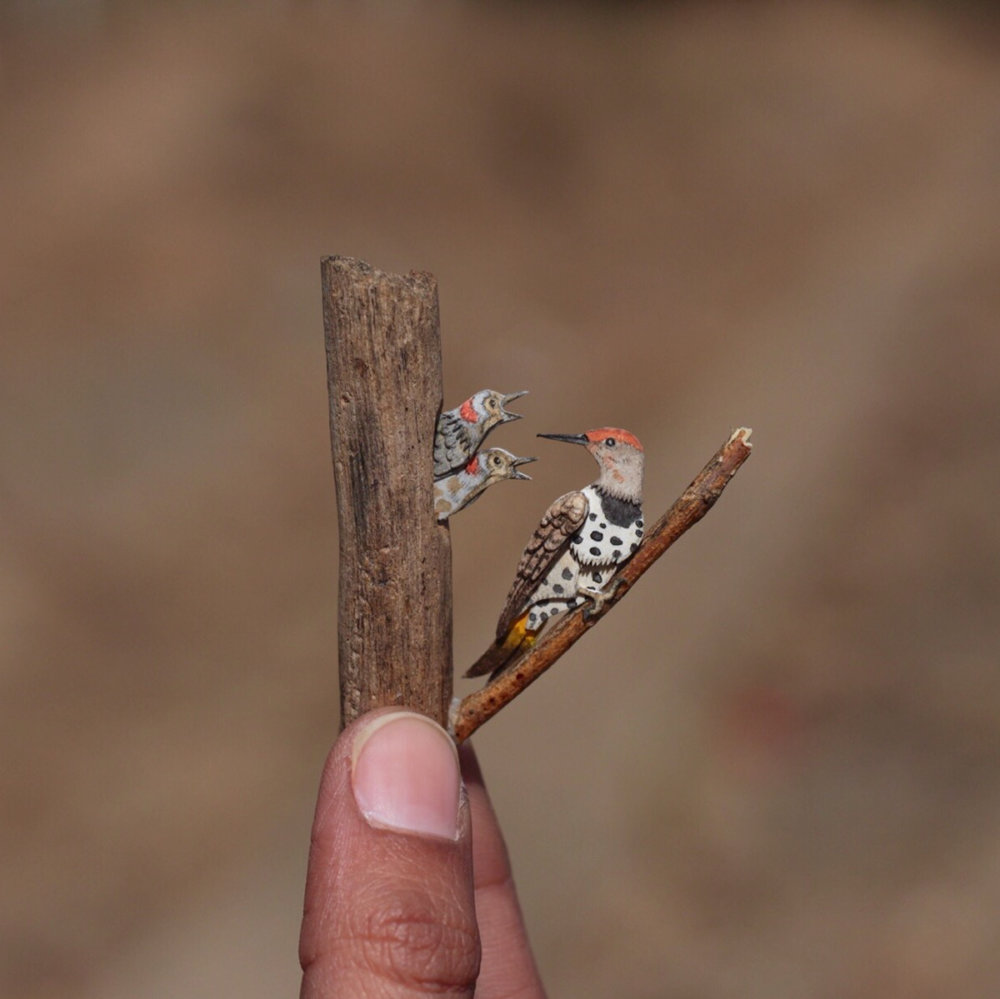 Awesome Bird Paper Cut Sculptures In Miniature By Vaishali Chudasama 26