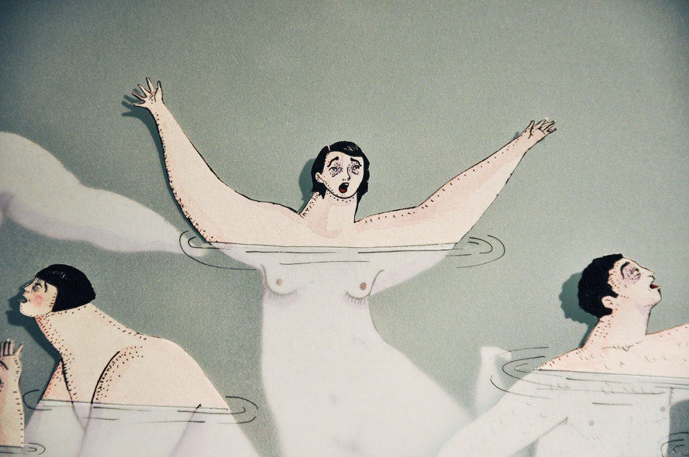 Delicate Underwater Paper Cut Illustrations By Sonia Alins 11