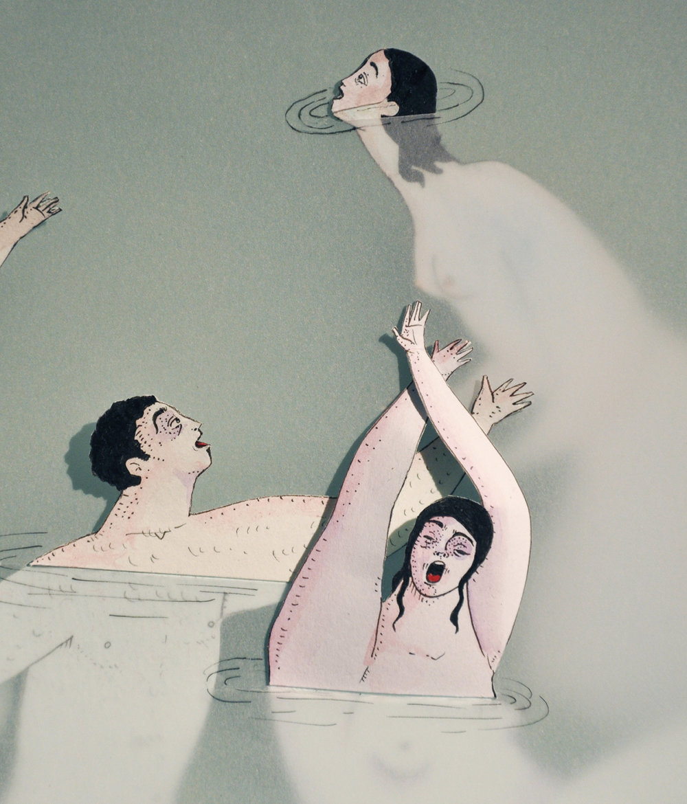 Delicate Underwater Paper Cut Illustrations By Sonia Alins 12