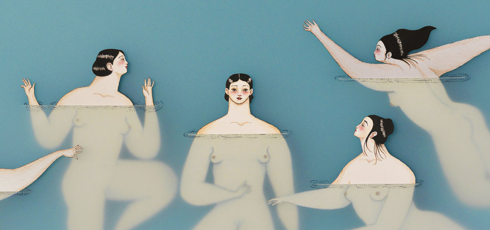 Delicate Underwater Paper Cut Illustrations By Sonia Alins 2