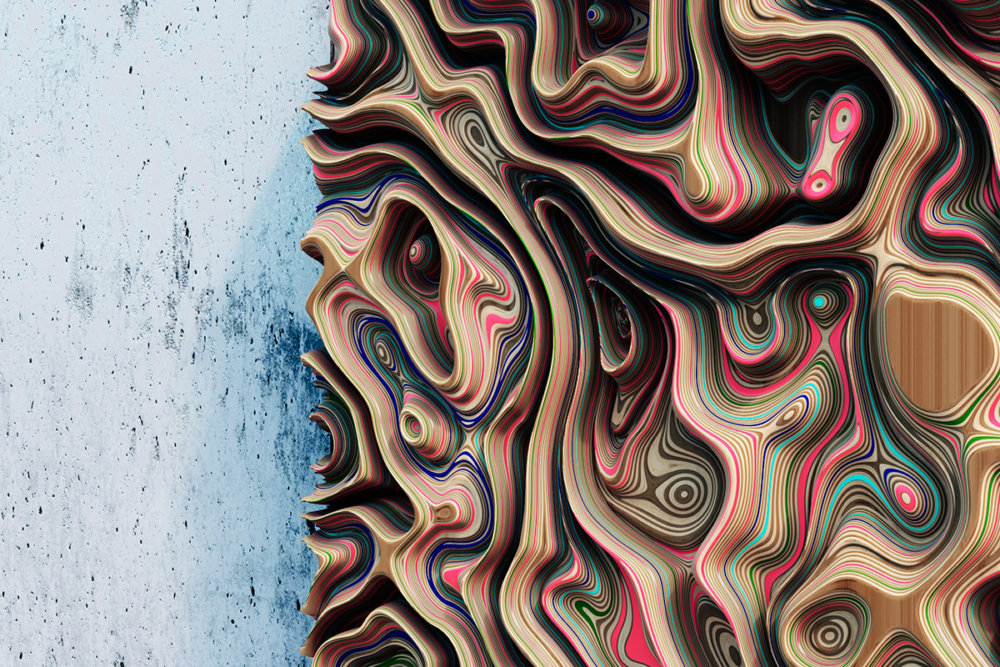 Jupiter Panels The Colorful 3d Wall Panels Inspired By The Gas Giants Clouds Of Oleg Soroko 7
