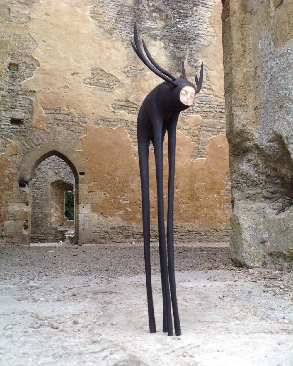 Magic Creatures With Long Limbs Made Out Of Oak Tree Roots By Tach Pollard 7