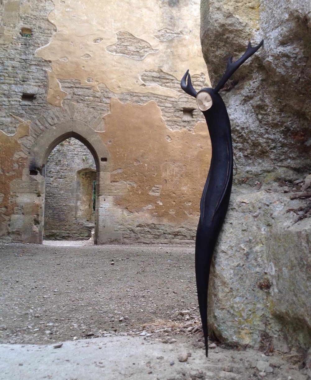 Magic Creatures With Long Limbs Made Out Of Oak Tree Roots By Tach Pollard 9