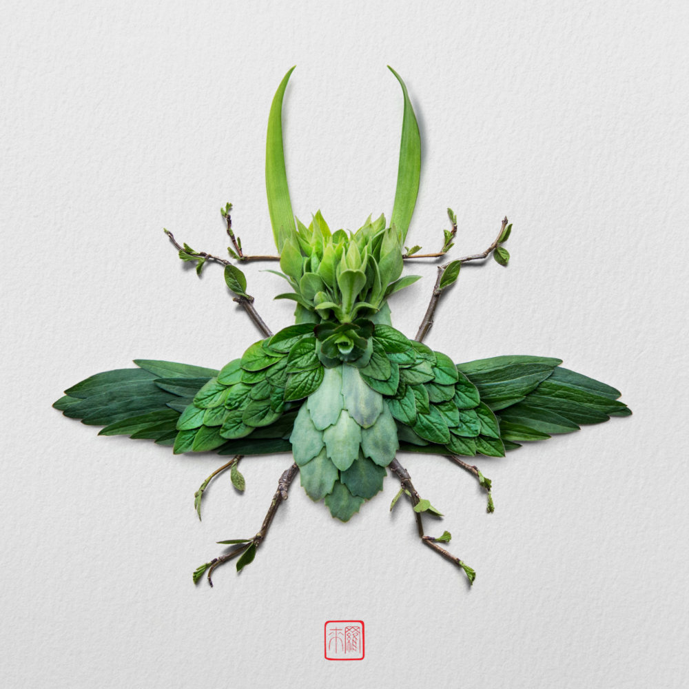 Petals And Stems Turned Into Animal Sculptures By Raku Inoue 18