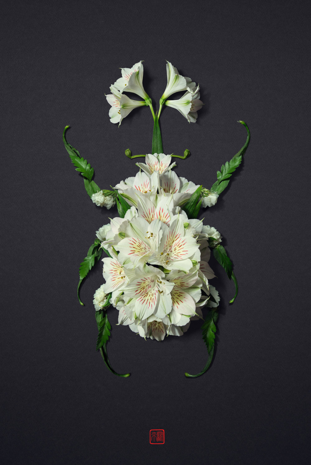 Petals And Stems Turned Into Animal Sculptures By Raku Inoue 2