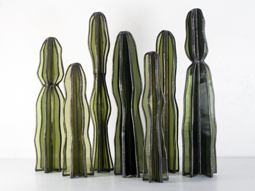 Succulent Based Glass Sculptures By Lesley Green 6