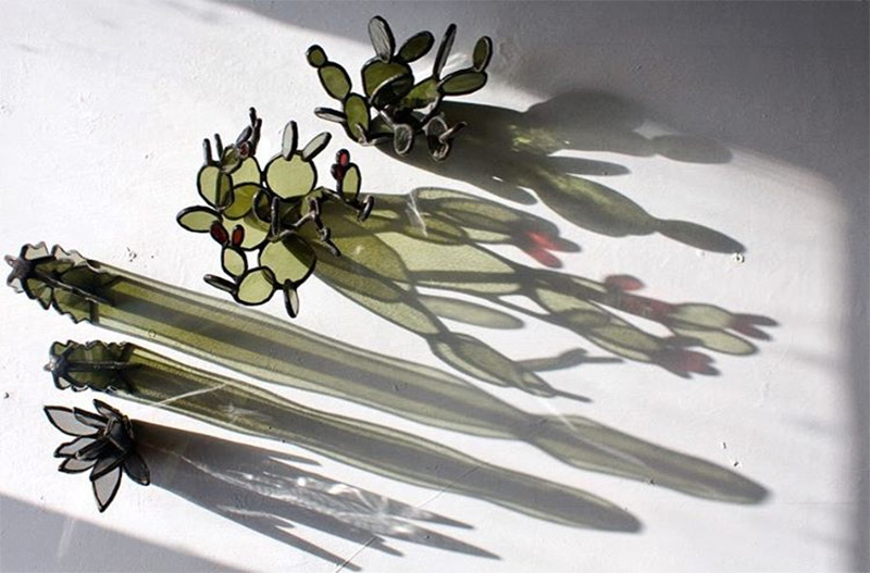 Succulent Based Glass Sculptures By Lesley Green 9