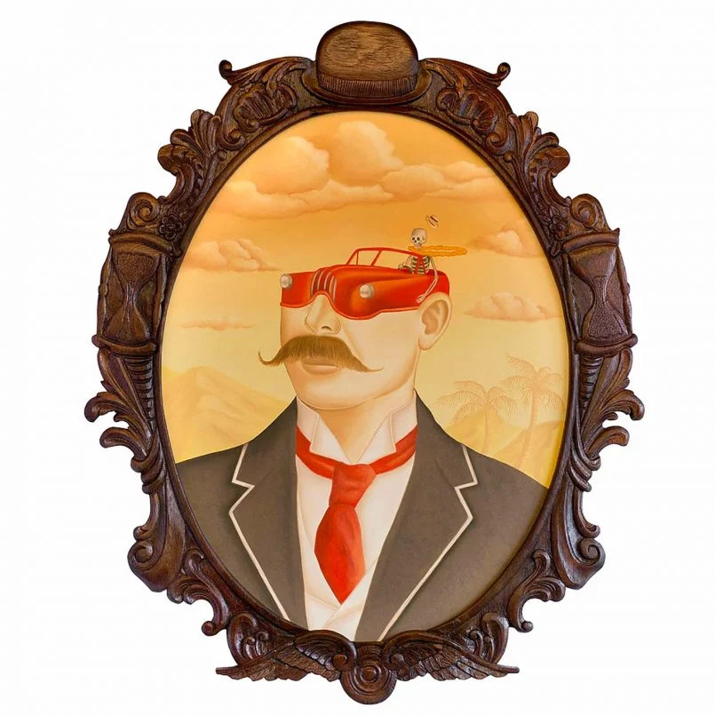 Surrealist Portrait Paintings Blending Human Heads With Nature Elements By Rafael Silveira 16