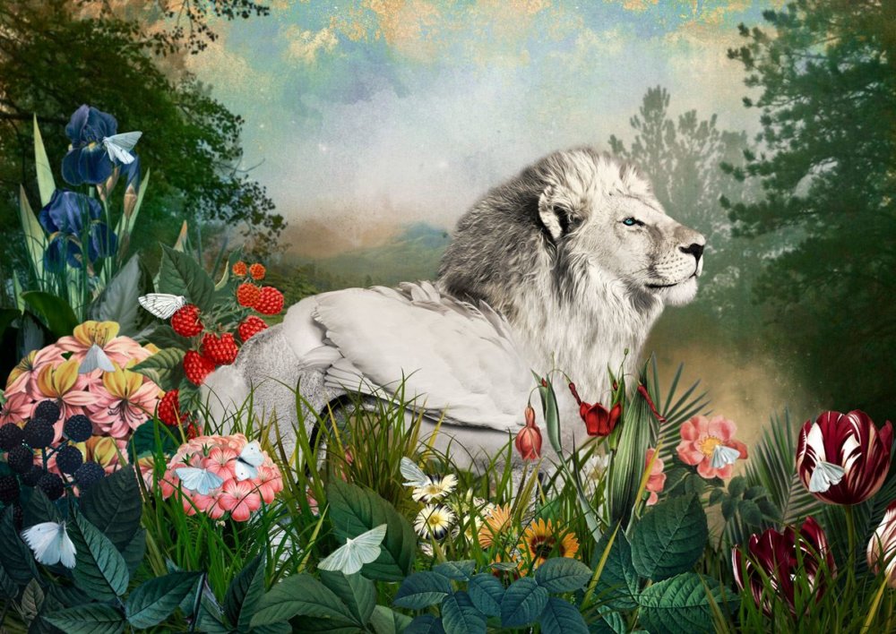 The Day I Visited Eden Gorgeous Collages Of Cross Breed Creatures By Andre Sanchez 12