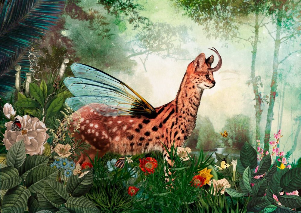 The Day I Visited Eden Gorgeous Collages Of Cross Breed Creatures By Andre Sanchez 4