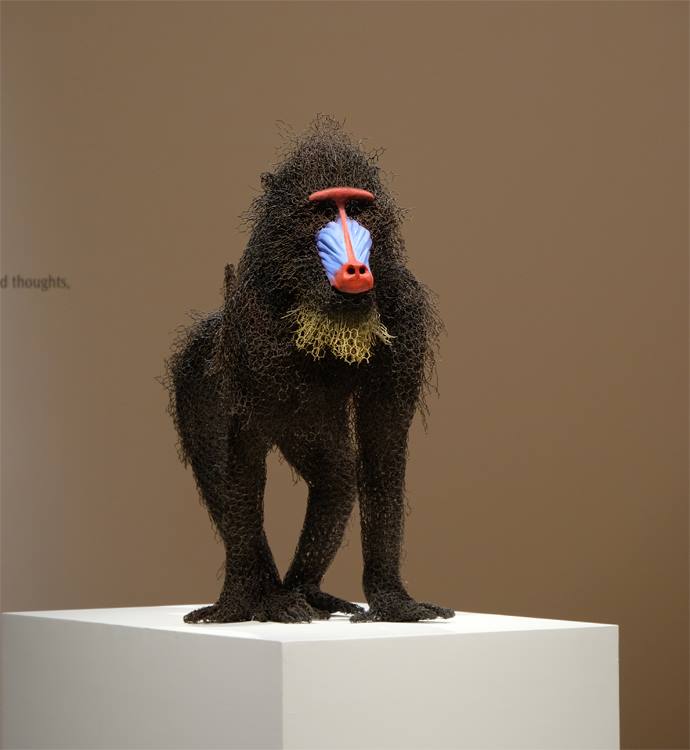 Animal Galvanized Wire Mesh Sculptures By Kendra Haste 14