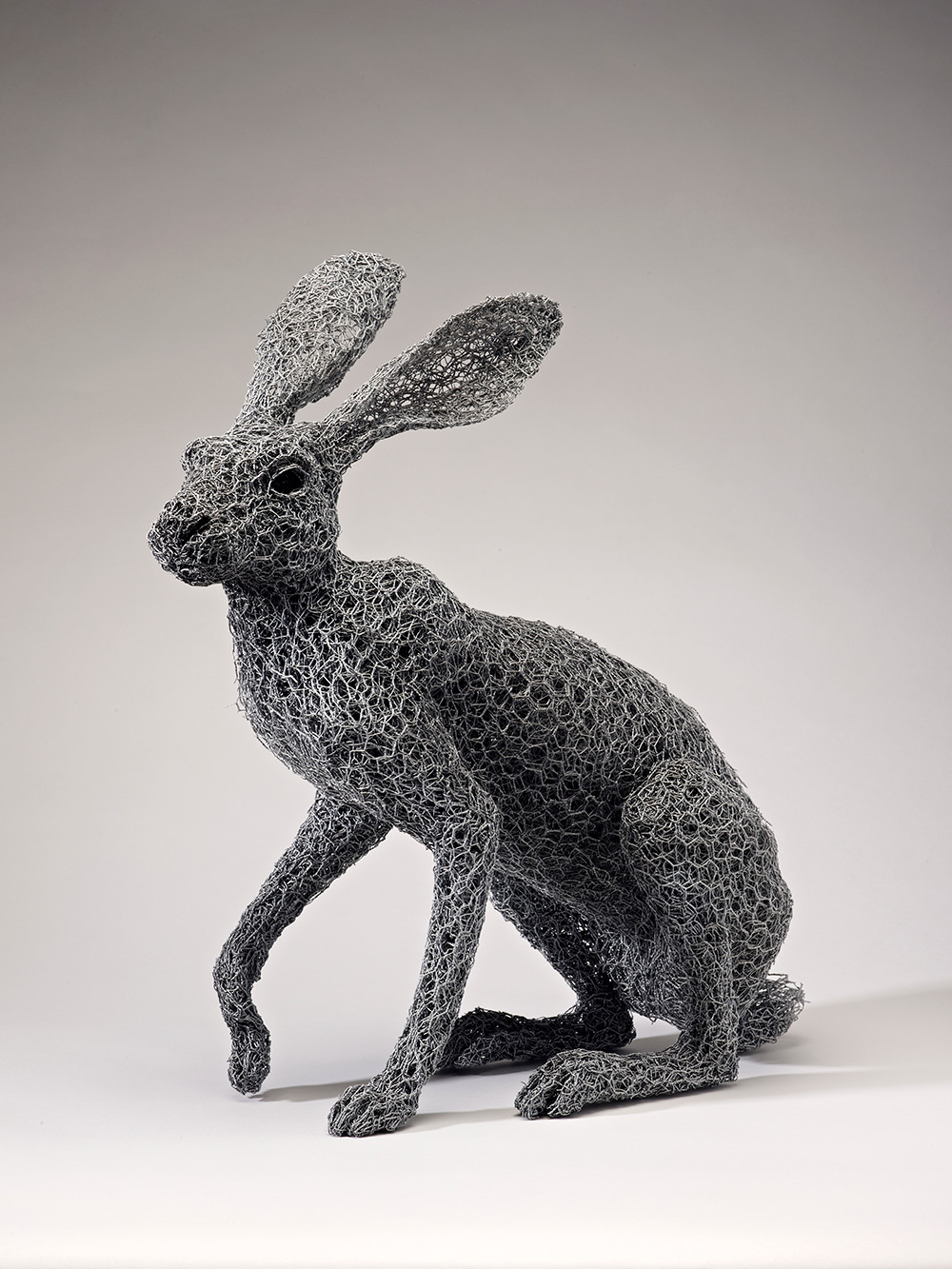 Animal Galvanized Wire Mesh Sculptures By Kendra Haste 7