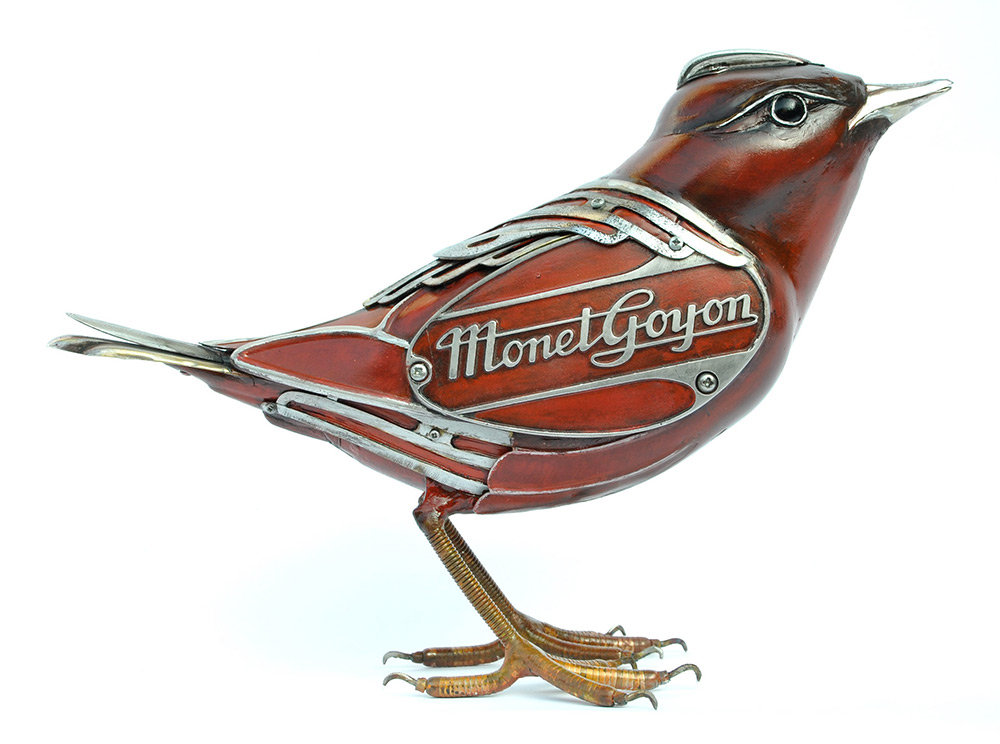 Animal Sculptures Made From Discarded Objects And Vehicle Pieces By Edouard Martinet 9