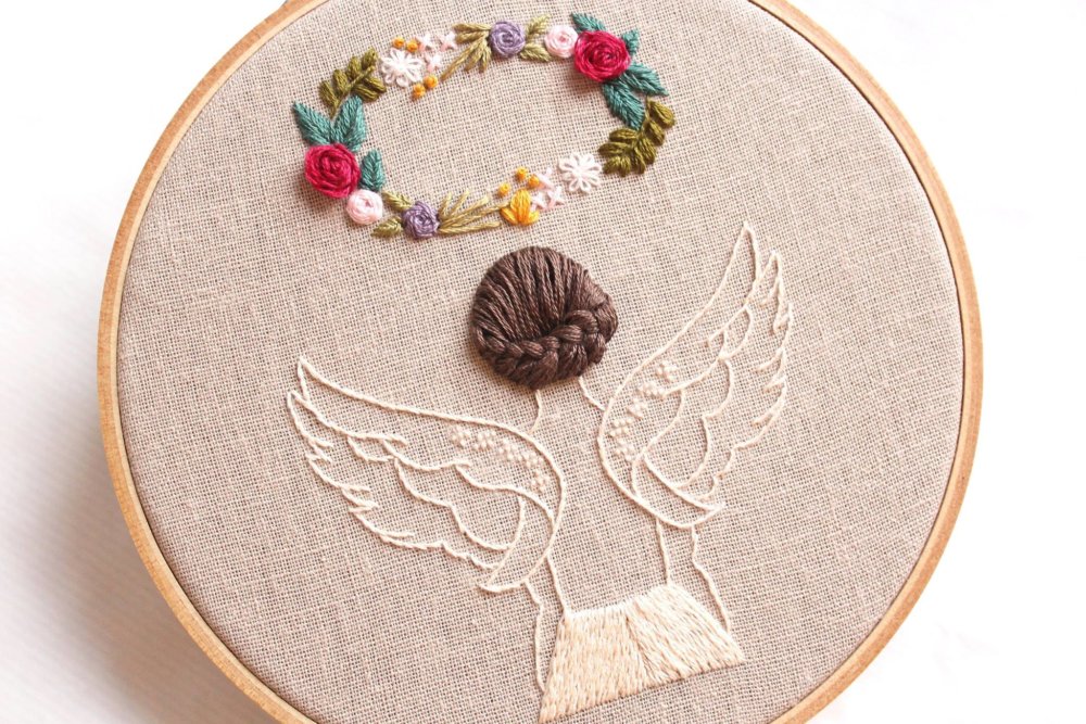 Beautiful Hair Embroidery Art By Bernita Broderie 11
