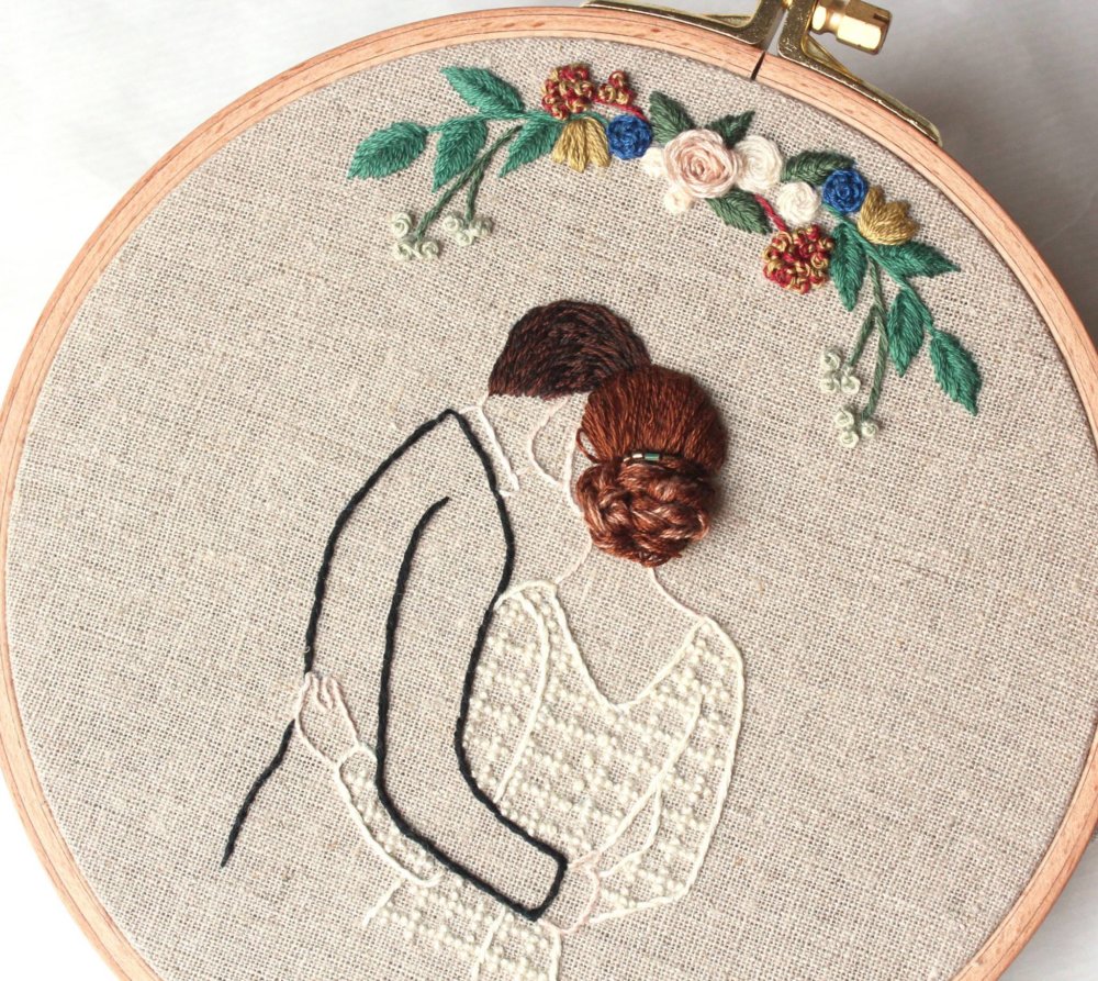 Beautiful Hair Embroidery Art By Bernita Broderie 5