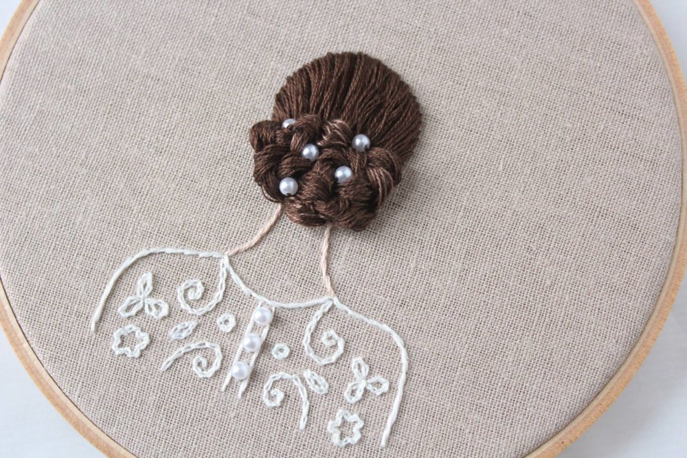 Beautiful Hair Embroidery Art By Bernita Broderie 7