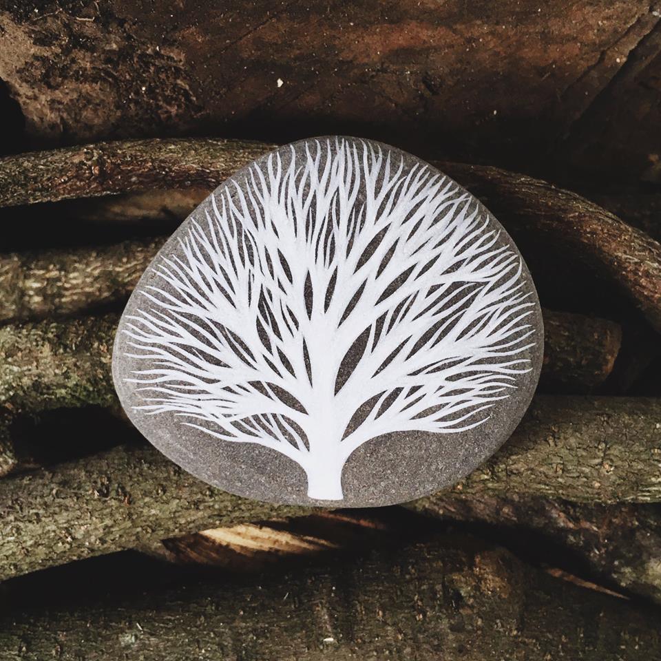 Beautifully Illustrated Beach Pebbles And Glass By Natasha Newton 1