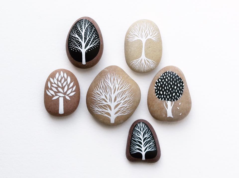 Beautifully Illustrated Beach Pebbles And Glass By Natasha Newton 12