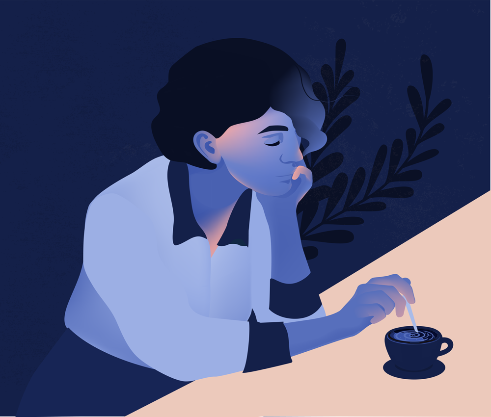 Delightful Illustrations Of Everyday Contemplation Moments By Liza Rusalskaya 11