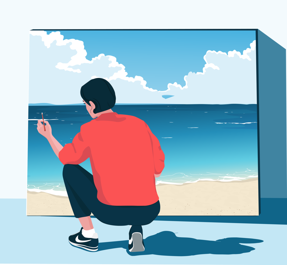 Delightful Illustrations Of Everyday Contemplation Moments By Liza Rusalskaya 9