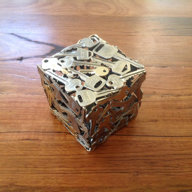 Discarded Keys Coins And Bottle Caps Turned Into Amazing Artworks By Michael Moerkerk 13