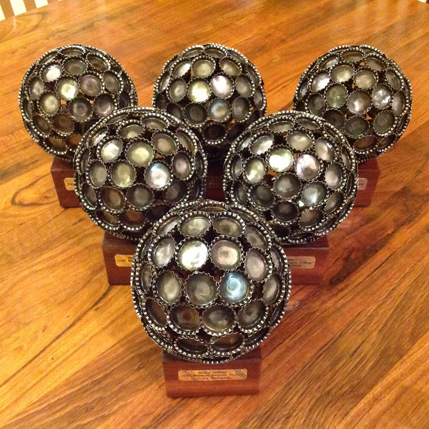 Discarded Keys Coins And Bottle Caps Turned Into Amazing Artworks By Michael Moerkerk 8