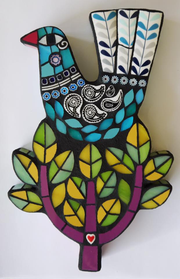 Fascinating Mosaic Sculptures Of Birds And Other Creatures By Amanda Anderson 10