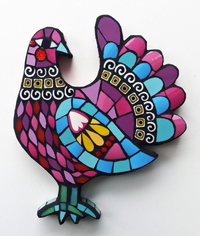 Fascinating Mosaic Sculptures Of Birds And Other Creatures By Amanda Anderson 13