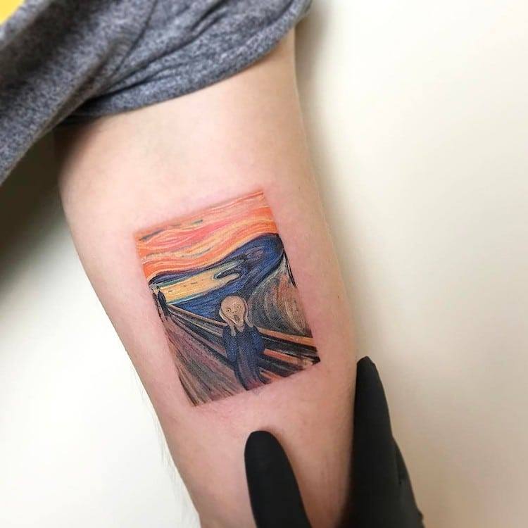 Great Painters Masterpieces Turned Into Amazing Tattoos By Eva Karabudak 11