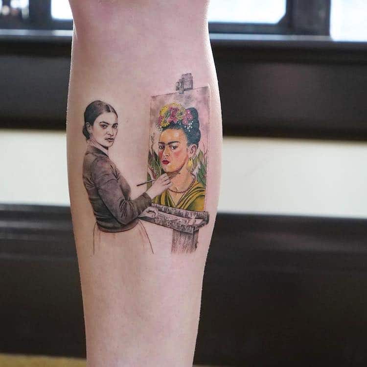 Great Painters Masterpieces Turned Into Amazing Tattoos By Eva Karabudak 12
