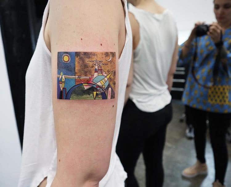Great Painters Masterpieces Turned Into Amazing Tattoos By Eva Karabudak 3