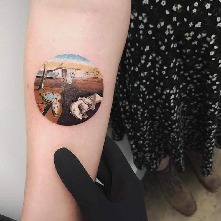 Great Painters Masterpieces Turned Into Amazing Tattoos By Eva Karabudak 4