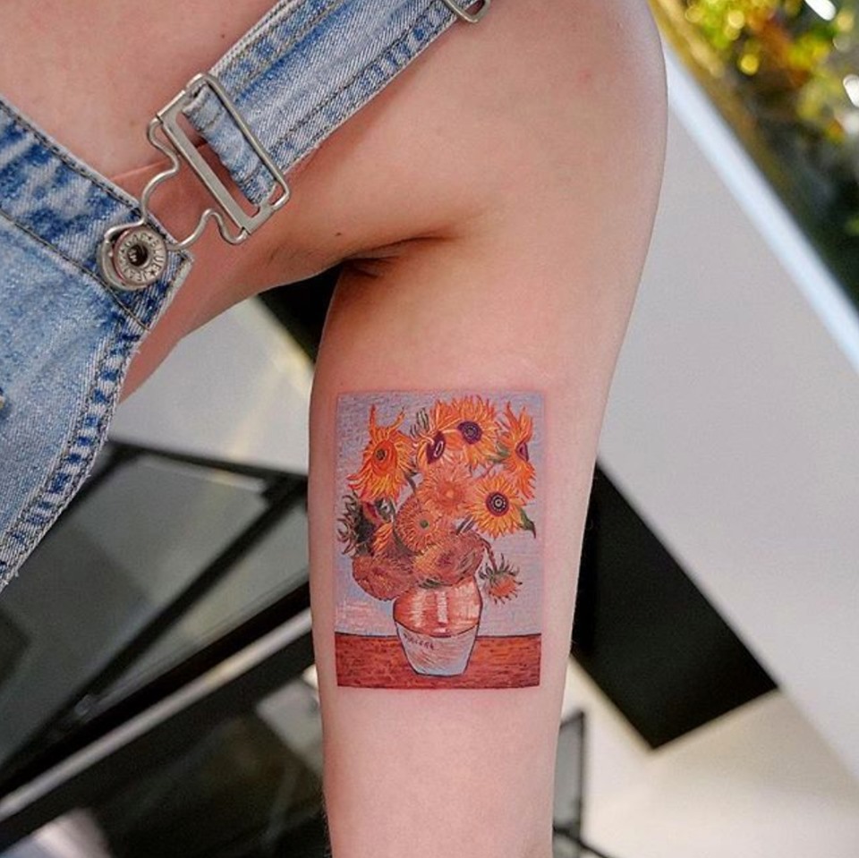 Great Painters Masterpieces Turned Into Amazing Tattoos By Eva Karabudak 7