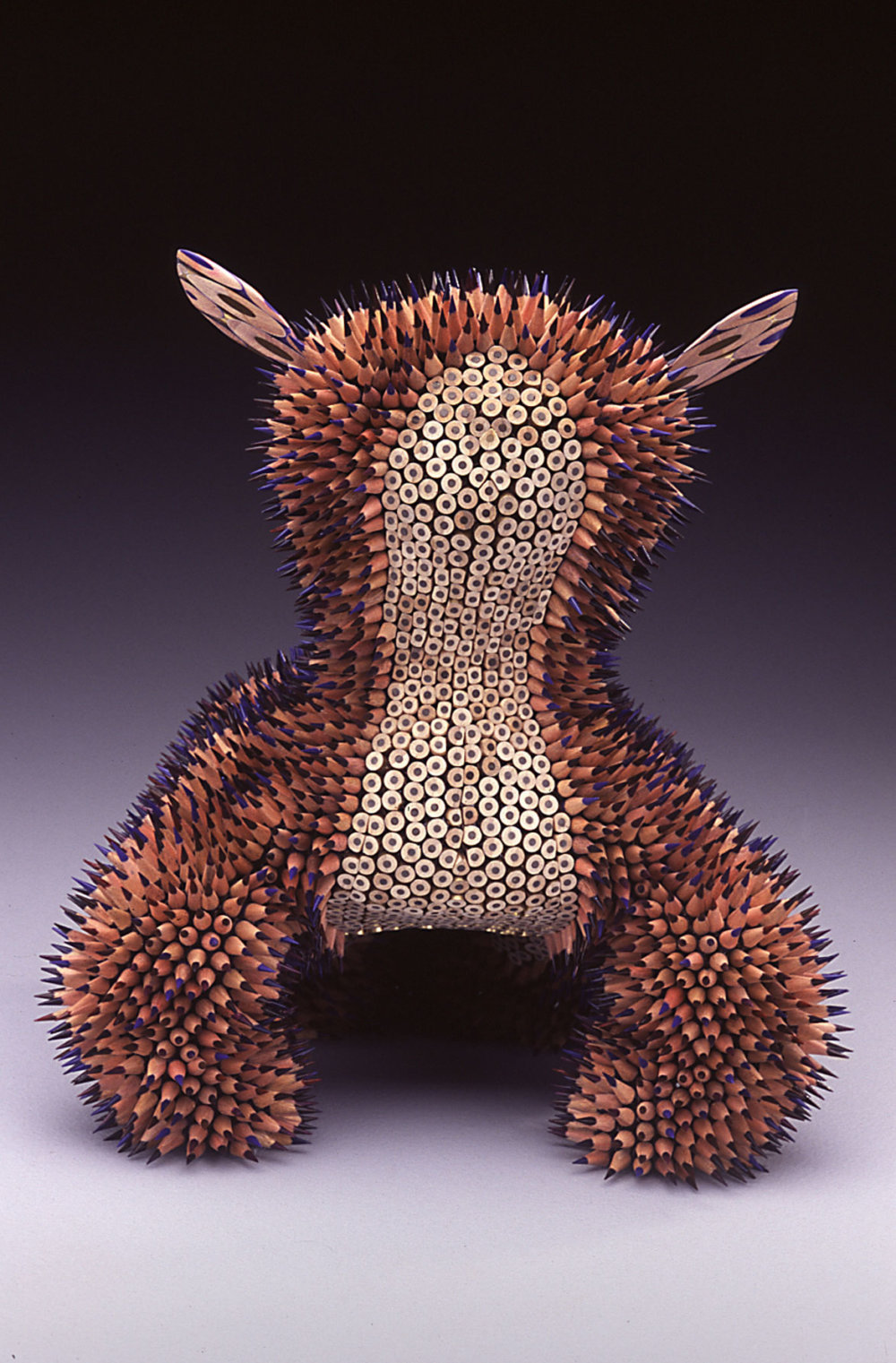 Kinesthetic Sculptures Made Out Of Colored Pencils By Jennifer Maestre 3