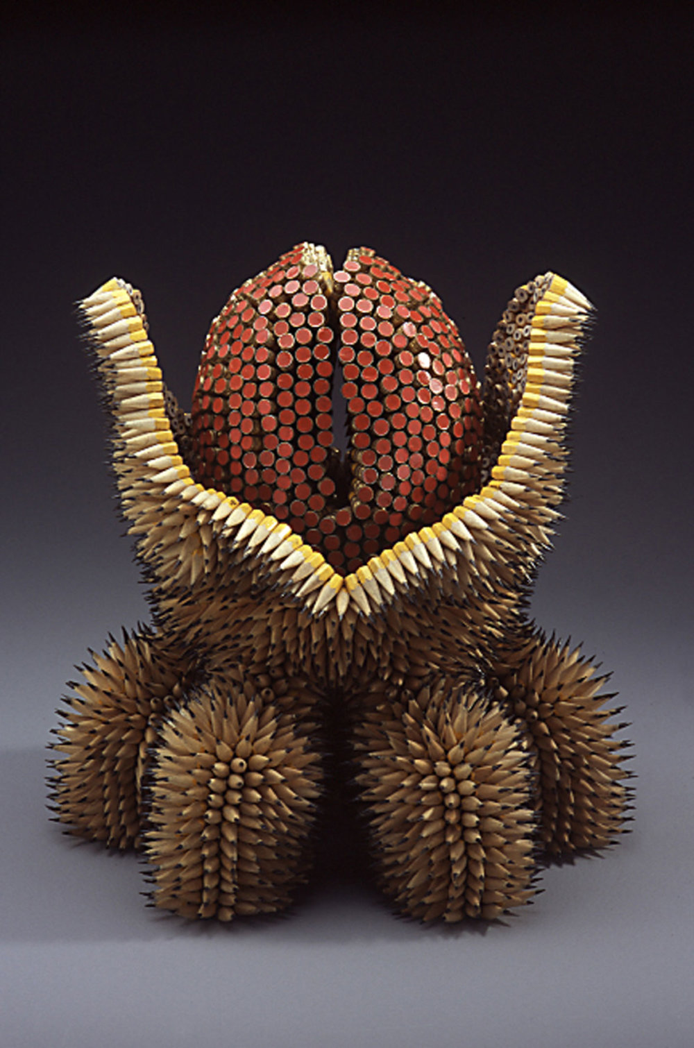 Kinesthetic Sculptures Made Out Of Colored Pencils By Jennifer Maestre 32