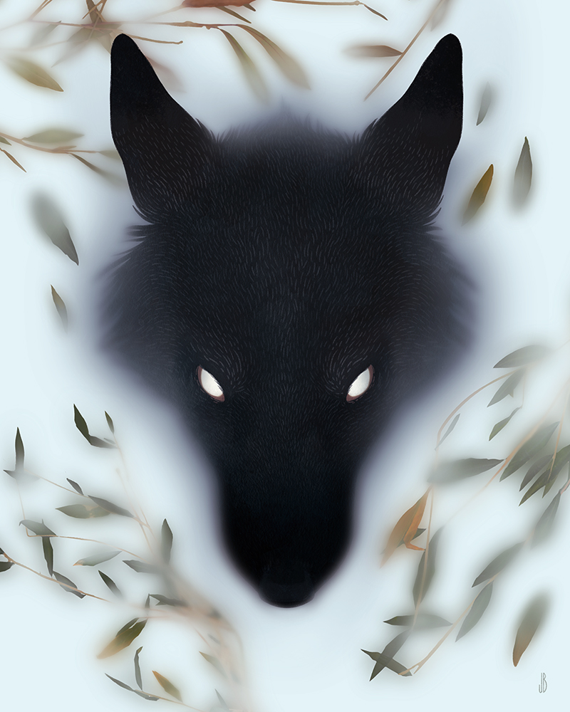 Mysterious And Shadowy Animal Illustrations By Jenna Barton 10