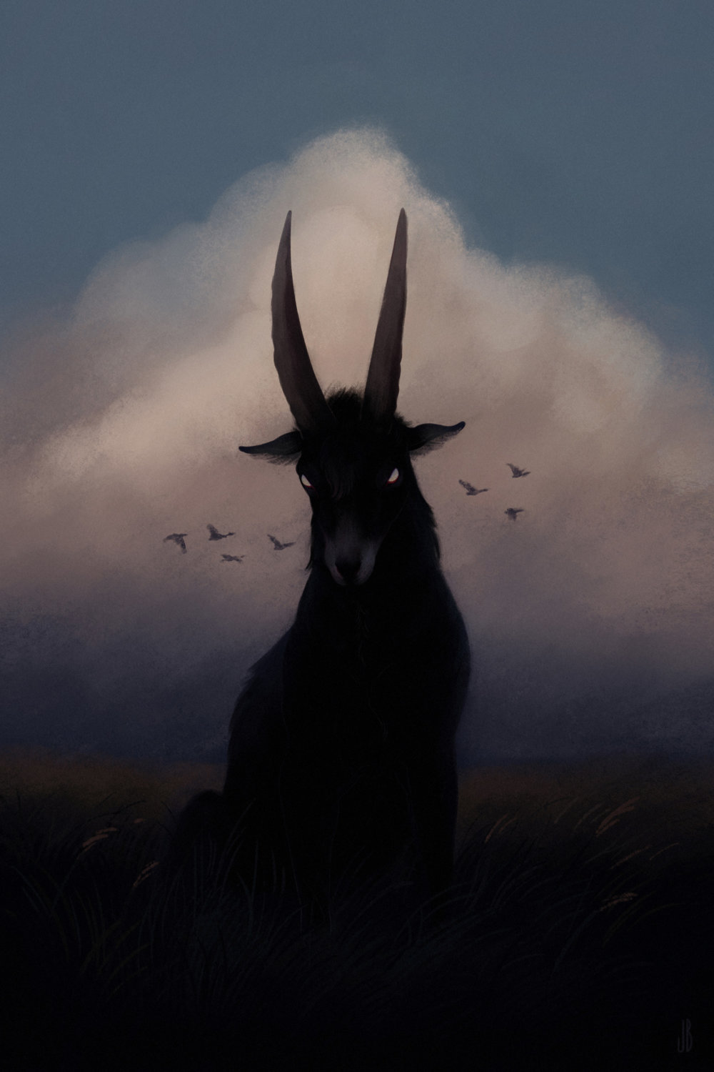 Mysterious And Shadowy Animal Illustrations By Jenna Barton 3