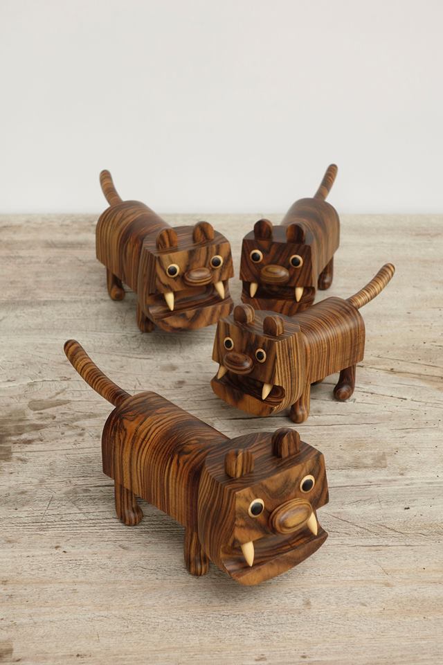Peculiar Creatures Amusing Cartoon Like Wood Toys And Vases By Yen Jui Lin 14