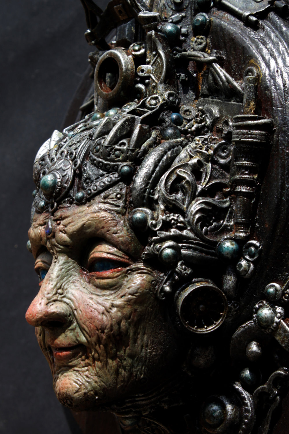 Relics Of The Future Futuristic Steampunk Resin Sculptures By Tomas Barcelo 10