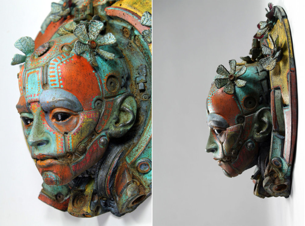 Relics Of The Future Futuristic Steampunk Resin Sculptures By Tomas Barcelo 2