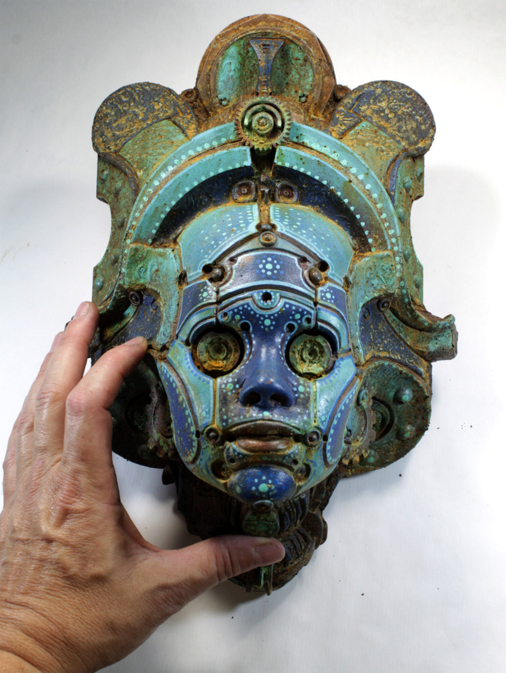 Relics Of The Future Futuristic Steampunk Resin Sculptures By Tomas Barcelo 7