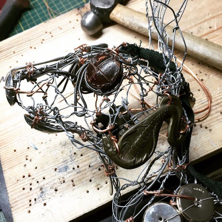 Scrap Metal And Discarded Objects Recycled Into Lifelike Animal Sculptures By Barbara Franc 2