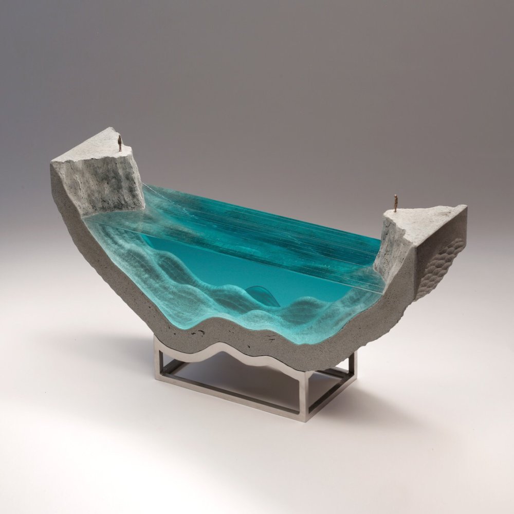 Sea And Waterbody Glass Sculptures By Ben Young 13