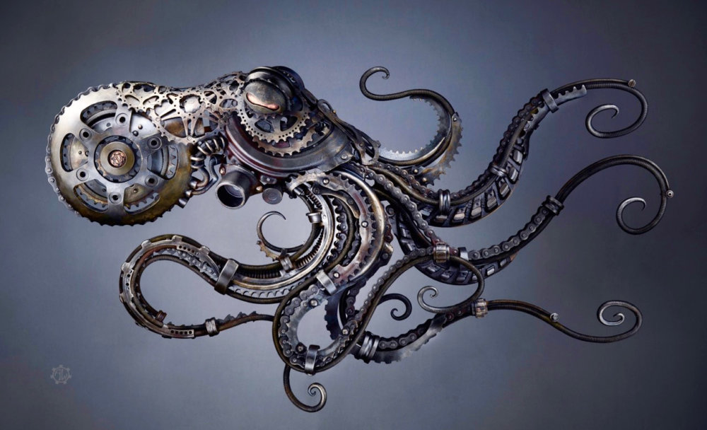 Striking Animal Scrap Metal Sculptures By Alan Williams 1